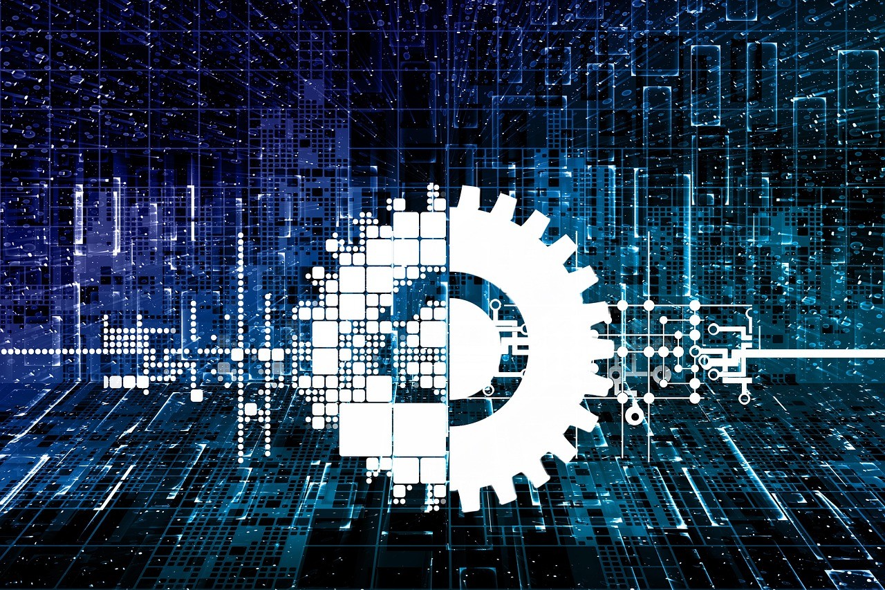 transformation, digital, digitization, network, blockchain, data, change, technology, design, gear, visualization, computer, business, programming